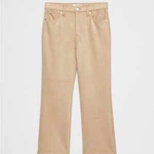 Banana Republic Mid-rise faux suede in tan